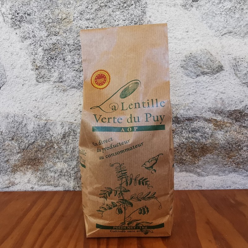 Lentilles vertes du Puy A.O.P. - Sachet 1kg - Sabarot : : CD et  Vinyles