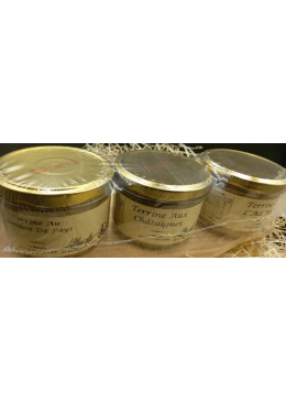 Lot 3 terrines de 180G "3...