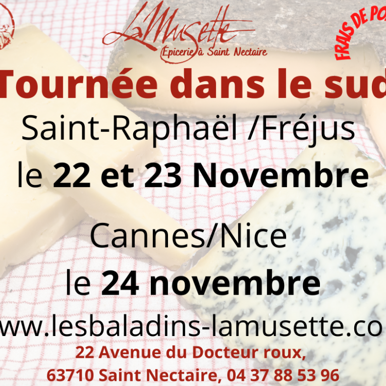 Tournée dans le sud de la France